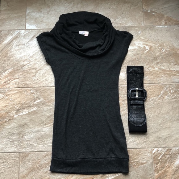 Cowl Neck Sweater Dress (Size S) - Picture 2 of 5